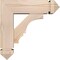 Ekena Millwork Balboa Arts and Crafts Smooth Bracket w/ Offset Brace, Douglas Fir, 5 1/2"W x 16"D x 16"H BKT0604X16X16BOA03SDF - alternate 4